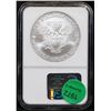 Image 3 : NGC 2002 Silver Eagle Dollar $1 Graded ms69 By NGC