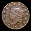Image 2 : 1821 Coronet Head Large Cent 1c Graded f15 By SEGS