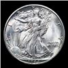 Image 2 : 1944-d Walking Liberty Half Dollar 50c Grades Select Unc