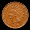 Image 2 : 1906 Indian Cent 1c Grades AU, Almost Unc