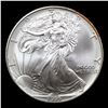 Image 2 : 1995 Silver Eagle Dollar $1 Grades GEM+++ Unc