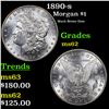 Image 1 : 1890-s Morgan Dollar $1 Grades Select Unc