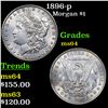 Image 1 : 1896-p Morgan Dollar $1 Grades Choice Unc