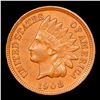 Image 2 : 1908 Indian Cent 1c Grades Choice AU/BU Slider
