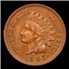 Image 2 : 1905 Indian Cent 1c Grades AU, Almost Unc