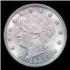 Image 2 : 1883 n/c Liberty Nickel 5c Grades Choice+ Unc
