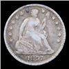 Image 2 : 1857-p Seated Liberty Half Dime 1/2 10c Grades vf++