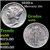 Image 1 : 1920-s Mercury Dime 10c Grades Choice AU