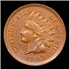 Image 2 : 1903 Indian Cent 1c Grades Choice AU/BU Slider+