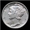 Image 2 : 1918-d Mercury Dime 10c Grades Select AU