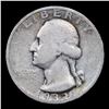 Image 2 : 1932-s Washington Quarter 25c Grades f+