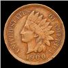 Image 2 : 1900 Indian Cent 1c Grades vf++