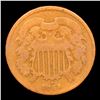 Image 2 : 1864 Large Motto Two Cent Piece 2c Grades vg+
