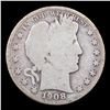 Image 2 : 1908-o Barber Half Dollars 50c Grades g+