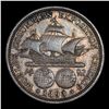 Image 3 : 1893 Columbian Old Commem Half Dollar 50c Grades Choice AU