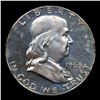 Image 2 : Proof 1963 Franklin Half Dollar 50c Grades Choice Proof Cameo