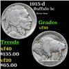 Image 1 : 1915-d Buffalo Nickel 5c Grades vf++