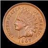 Image 2 : 1907 Indian Cent 1c Grades Choice AU