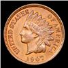 Image 2 : 1907 Indian Cent 1c Grades Choice AU/BU Slider