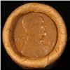 Image 2 : Mixed small cents 1c orig shotgun roll, 1918-d Wheat Cent, 1891 Indian Cent other end, brinks Wrappe