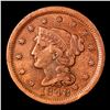Image 2 : 1848 Braided Hair Large Cent 1c Grades vf details