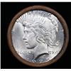 Image 2 : ***Auction Highlight*** Solid Uncirculated Peace silver dollar roll 1925 & P Ends, 20 coins (fc)