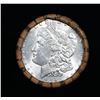 Image 2 : ***Auction Highlight***  AU/BU Slider Brinks Shotgun Morgan $1 Roll 1886 & S Ends Virtually UNC (fc)