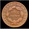 Image 3 : 1830 Large Letters Coronet Head Large Cent 1c Graded vf25 details By SEGS