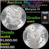 Image 1 : ***Auction Highlight*** ANACS 1882-cc Hit List 40 Morgan Dollar GSA Hoard . Vam-2A "Clashed Die" $1 
