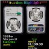 Image 1 : ***Auction Highlight*** NGC 1881-s Morgan Dollar $1 Graded ms66 By NGC (fc)