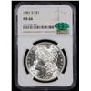 Image 2 : ***Auction Highlight*** NGC 1881-s Morgan Dollar $1 Graded ms66 By NGC (fc)