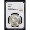 Image 2 : ***Auction Highlight*** NGC 1922-p Peace Dollar $1 Graded ms65 By NGC (fc)