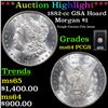 Image 1 : ***Auction Highlight*** PCGS 1882-cc Morgan Dollar GSA Hoard $1 Graded ms64 By PCGS (fc)