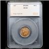 Image 4 : ***Auction Highlight*** 1907 Indian Cent TOP POP! 1c Graded ms66+ bn By SEGS (fc)
