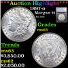 ***Auction Highlight*** 1897-o Morgan Dollar $1 Graded ms63 By SEGS (fc)