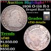 ***Auction Highlight*** 1806 Draped Bust Half Dollar O-116 R-3 50c Graded vf30 details By SEGS (fc)