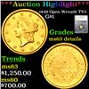 ***Auction Highlight*** 1849 Open Wreath Gold Dollar TY-I $1 Graded ms63 details By SEGS (fc)