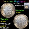 ***Auction Highlight*** 1902-o Morgan Dollar $1 Graded ms66+ By SEGS (fc)