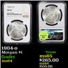 NGC 1904-o Morgan Dollar $1 Graded ms64 By NGC