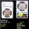 Image 1 : NGC 1886-p Morgan Dollar $1 Graded ms63 By NGC