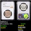Image 1 : NGC 1953-s Franklin Half Dollar 50c Graded ms63 By NGC