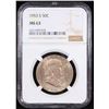 Image 2 : NGC 1953-s Franklin Half Dollar 50c Graded ms63 By NGC