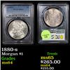 Image 1 : PCGS 1880-s Morgan Dollar $1 Graded ms64 By PCGS