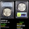 Image 1 : PCGS 1888-p Morgan Dollar $1 Graded ms65 By PCGS