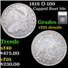 1818 Capped Bust Half Dollar O-109 50c Graded vf25 details By SEGS
