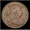 Image 2 : 1803 Sm Date, Sm Frac Draped Bust Large Cent 1c Graded vf25 By SEGS