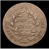 Image 3 : 1803 Sm Date, Sm Frac Draped Bust Large Cent 1c Graded vf25 By SEGS
