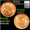 Image 1 : 1936-p Lincoln Cent 1c Graded ms67 rd By SEGS