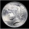 Image 2 : 1924-p Peace Dollar $1 Graded ms66 By SEGS