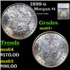 Image 1 : 1899-o Morgan Dollar $1 Graded ms63+ By SEGS